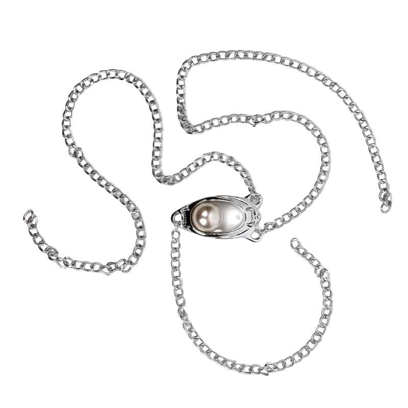 Female Chain Chastity Belt With Pearl