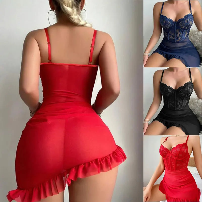 Sissy See Through Dress