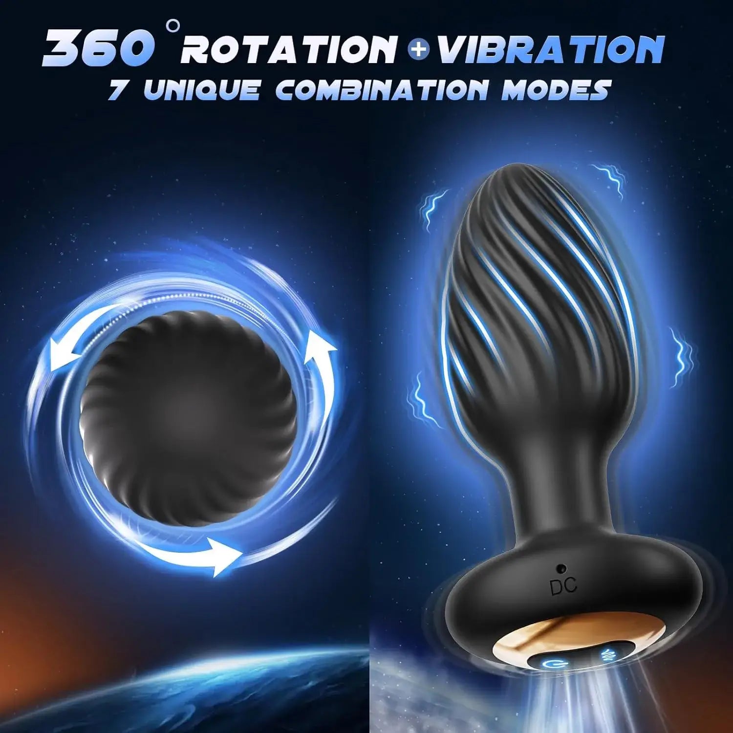 360° Rotation Prostate Massager Plug
