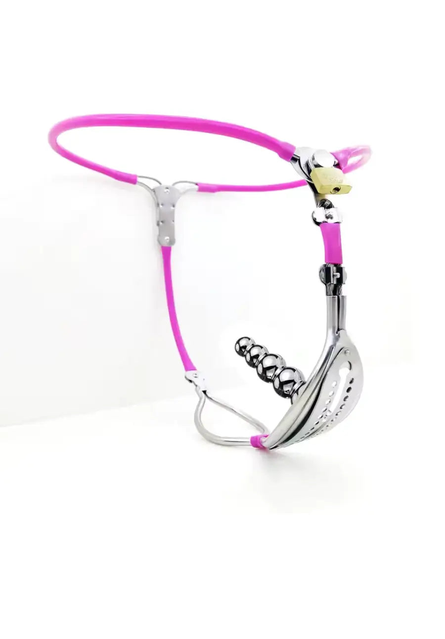 Upgrade from average gear? Our extra-large stainless steel chastity cage brings the intensity you crave, featuring a smooth waistband that fits securely around your hips. Ideal for anal enthusiasts seeking ultimate restraint.